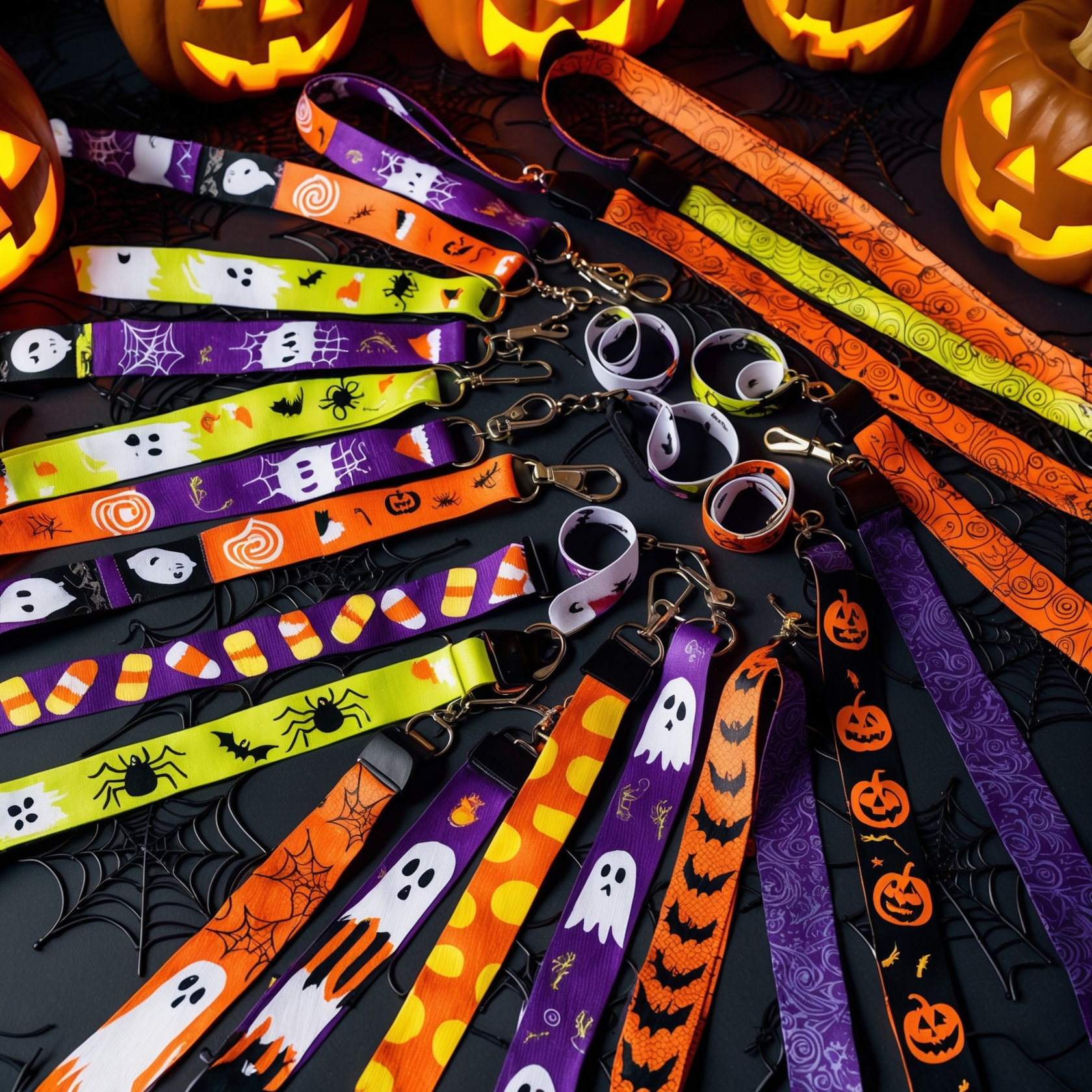 Custom Halloween lanyards