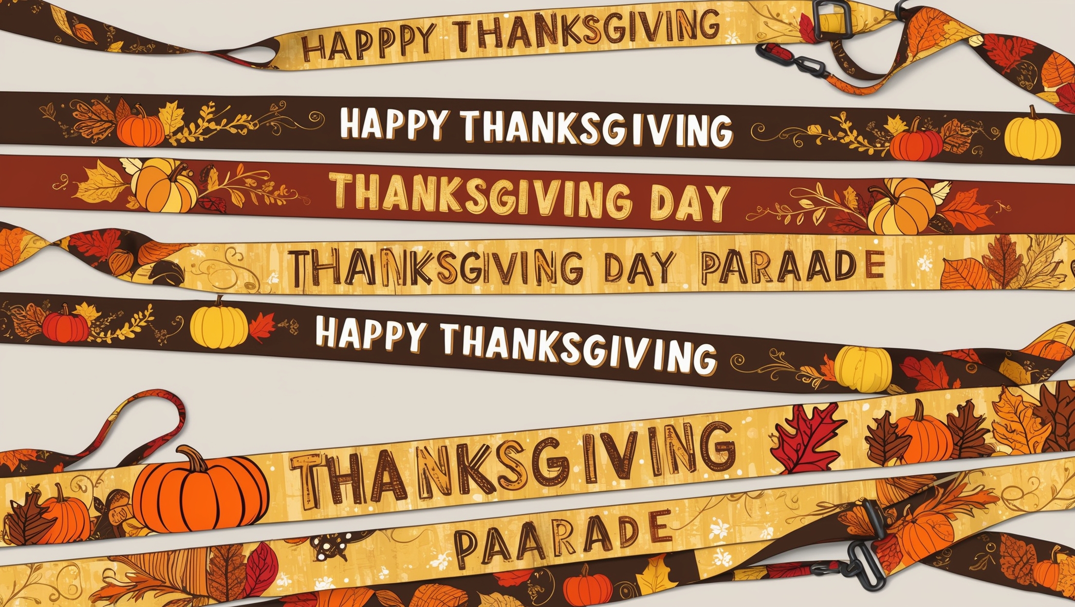 Custom Thanksgiving lanyards