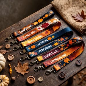 custom Thanksgiving lanyards